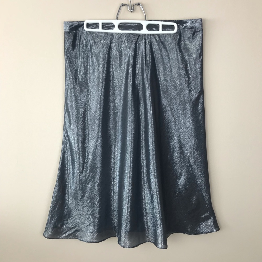⚡️3/$15⚡️ Banana Republic Silver Metallic Skirt